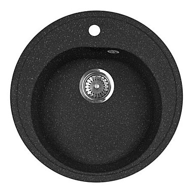 Мойка кухонная AquaGranitEx М-08 (308) (Черный)