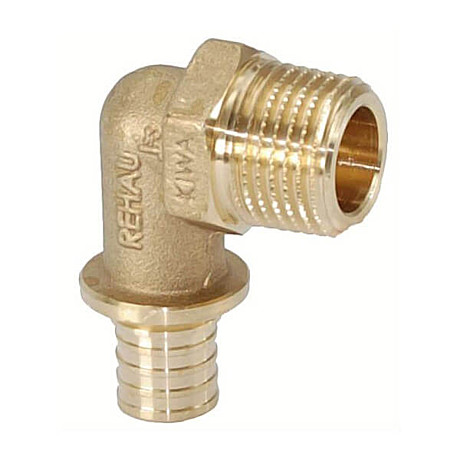 Уголок с резьбой REHAU Ø32-1