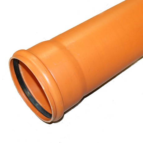 Канализационная труба Ø110х500 мм 3,2 (3,2мм) MegaPlast (рыжая)